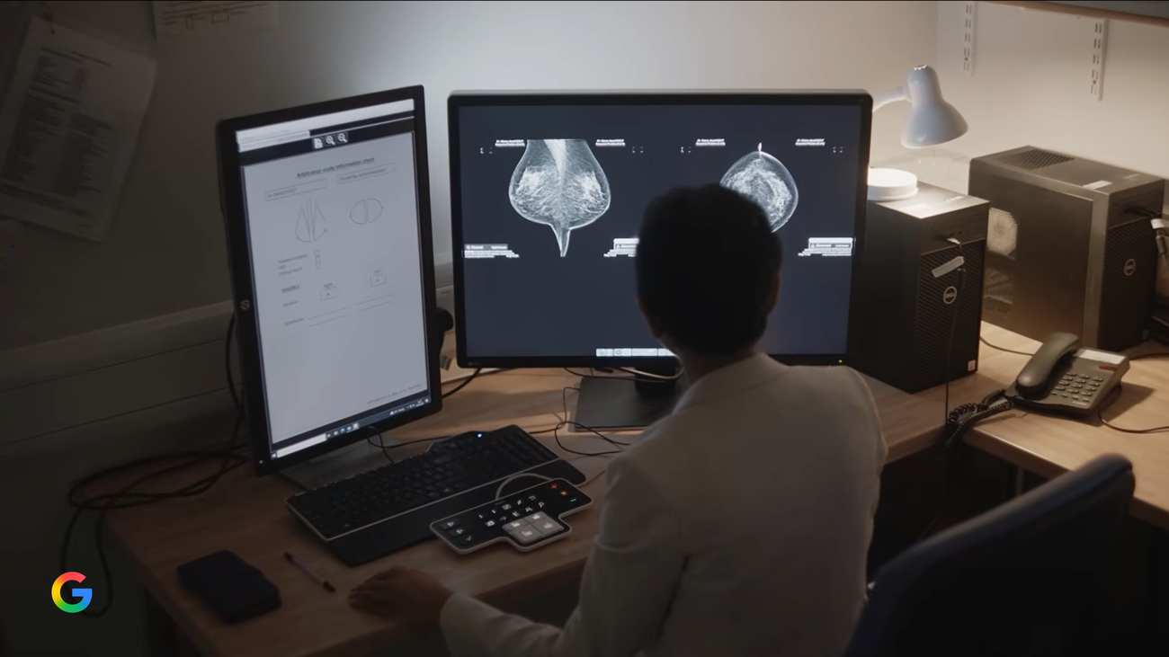 Google AI health research header imagery